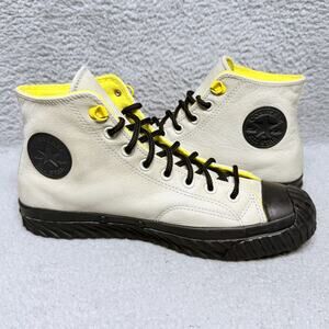Converse Chuck 70 Bosey Mens Size 10 Hi Sneakers Shoes Black Beige Leather
